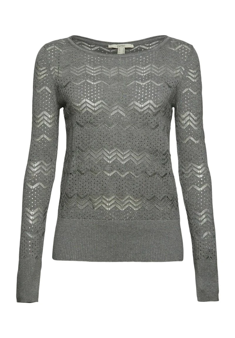 Esprit Damen Strickpullover - Gun Metal 7 Esprit Damen Strickpullover - Gun Metal – Bild 5