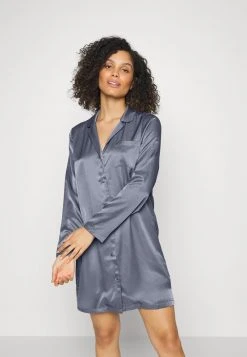 Esprit SHINY NIGHTSHIRT - Nachthemd - Grey Blue | Damen