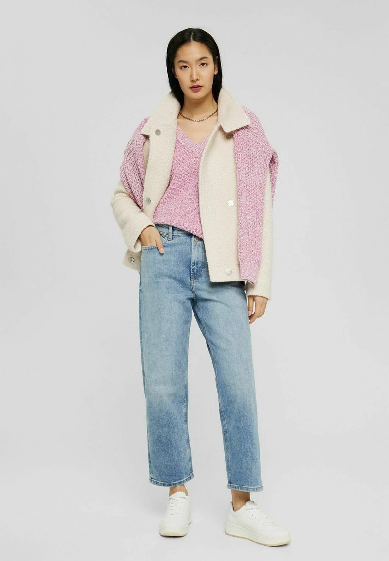 Esprit Damen Strickpullover - Pink Fuchsia 4 Esprit Damen Strickpullover - Pink Fuchsia – Bild 2