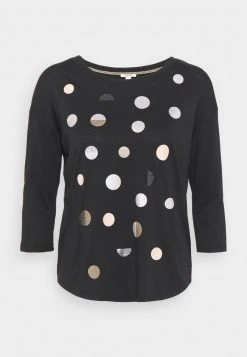 Esprit Damen DOT - Langarmshirt - Black