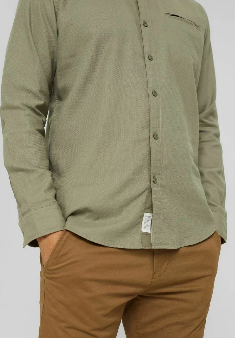 Esprit Herren Hemd - Pale Khaki 6 Esprit Herren Hemd - Pale Khaki – Bild 4