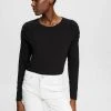 Esprit Damen LONGSLEEVE - Langarmshirt - Black -Esprit Verkäufe 2024 2db7165046934170b35176a9b61430cb