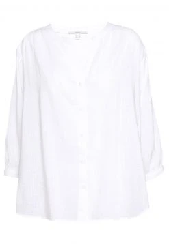 Esprit Damen SOFT COTTON SLU - Bluse - White