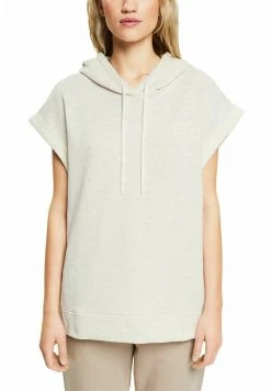Esprit Damen KURZARM - Kapuzenpullover - Pastel Grey