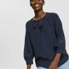Esprit Damen MIT BINDEBÄNDERN - Bluse - Navy -Esprit Verkäufe 2024 3074b0c0a6de414aaa719a74171b7e15