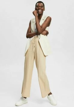 Esprit Damen Stoffhose - Sand -Esprit Verkäufe 2024 309e2cd6088042aaa6b55e21d9b8101f