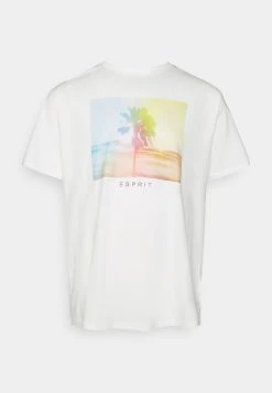 Esprit Herren T-Shirt Print - Off White