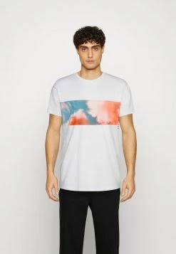 Esprit Herren AW CNECK SS - T-Shirt Print - White