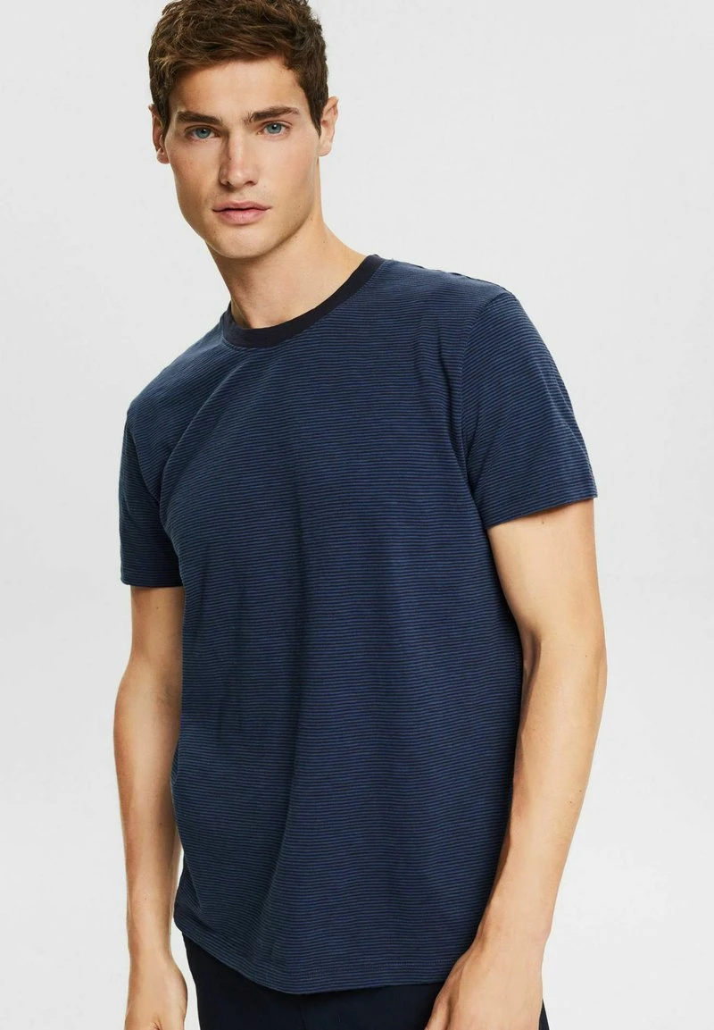 Esprit Herren T-Shirt Print - Navy 3 Esprit Herren T-Shirt Print - Navy