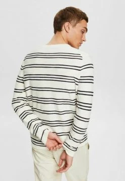Esprit Herren MIT STREIFENMUSTER - Strickpullover - Off White -Esprit Verkäufe 2024 335e2d764e8844d1a49ea7462a8bf152