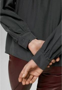 Esprit Damen MIT RÜSCHEN - Bluse - Anthracite -Esprit Verkäufe 2024 34545df1d0574375add7cdd9c4f24a11