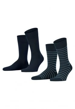 Esprit Herren FINE STRIPE 2-PACK - Socken - Marine
