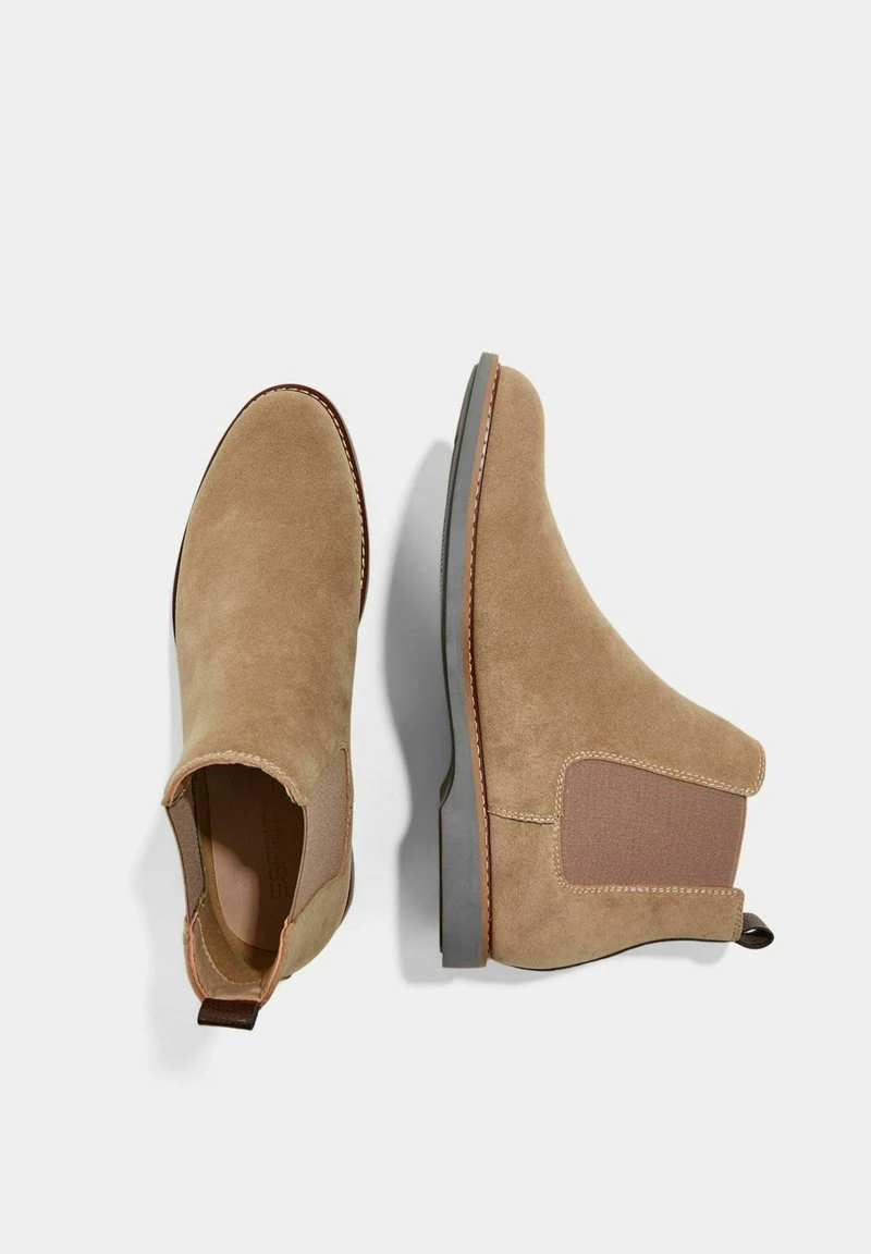 Esprit Herren CHELSEA BOOTS IN RAULEDEROPTIK - Stiefelette - Sand 6 Esprit Herren CHELSEA BOOTS IN RAULEDEROPTIK - Stiefelette - Sand – Bild 4