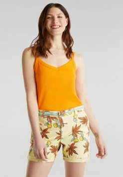 Esprit Damen BAUMWOLL-SHORTS MIT LYCRA XTRA LIFE™ - Shorts - Bright Yellow