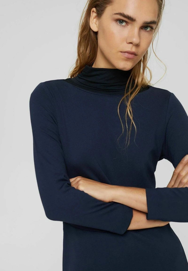 Esprit Damen PUNTI DRESS - Jerseykleid - Navy 6 Esprit Damen PUNTI DRESS - Jerseykleid - Navy – Bild 4