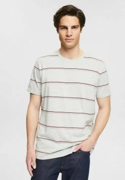 Esprit Herren T-Shirt Print - Light Grey