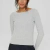 Esprit Damen Strickpullover - Light Grey