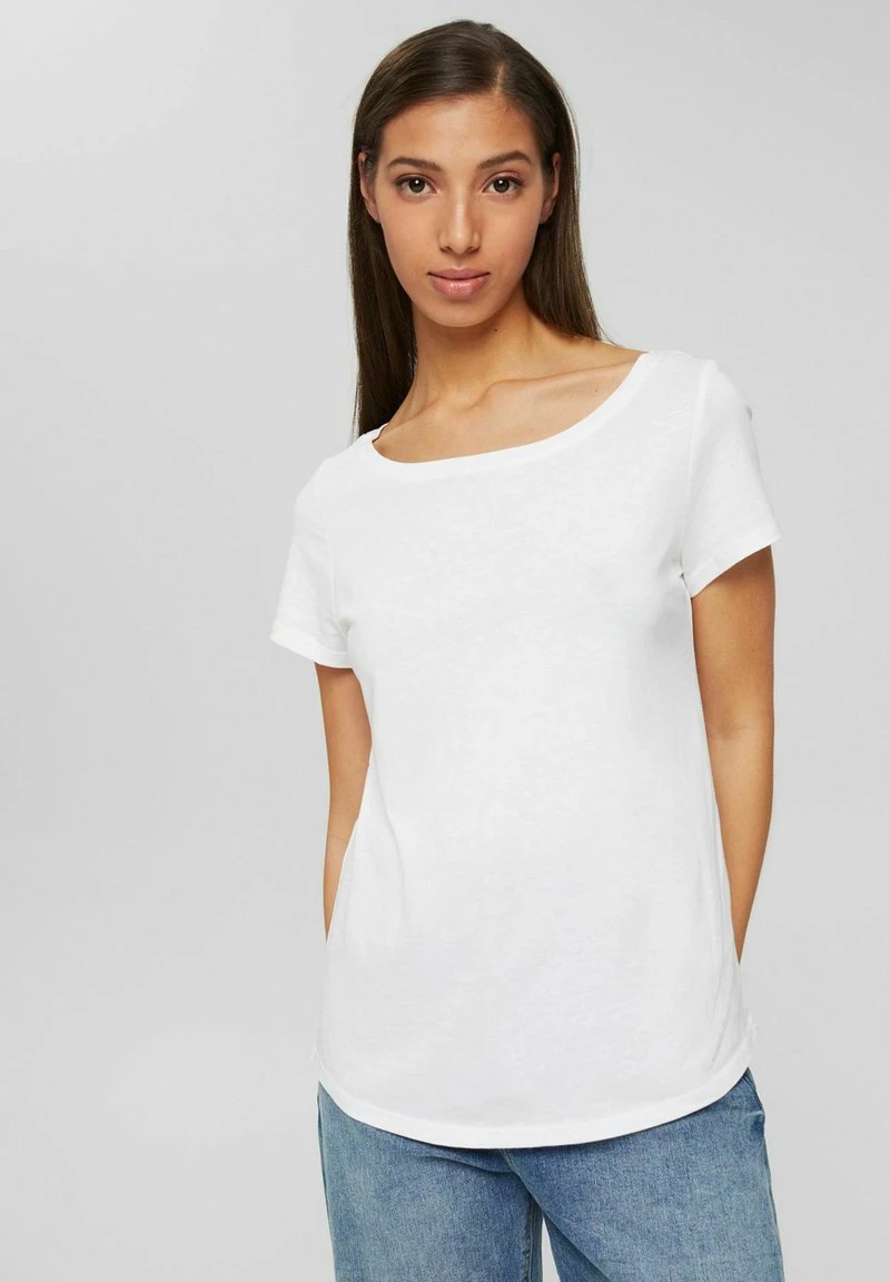 Esprit T-Shirt Basic - White | Damen 3 Esprit T-Shirt Basic - White | Damen