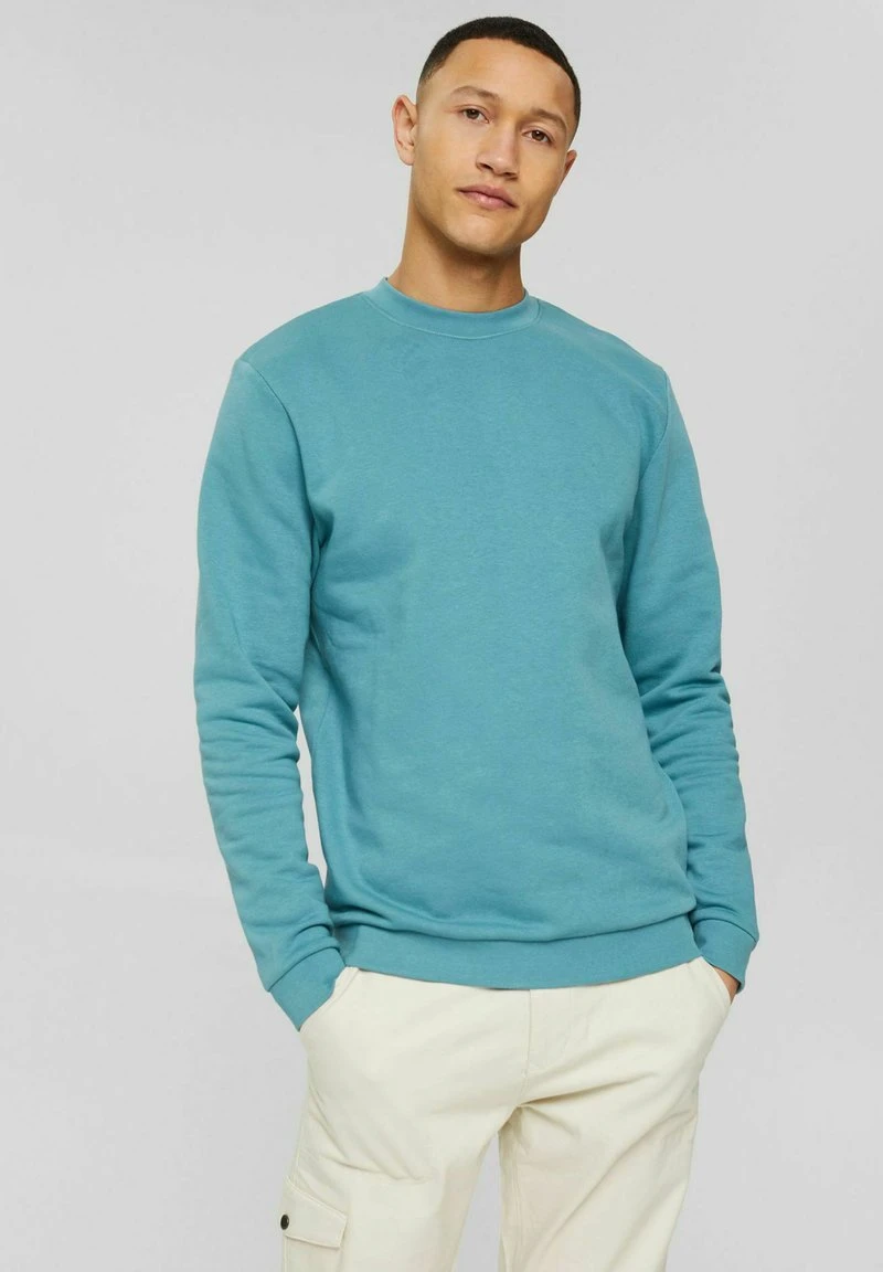Esprit Herren Sweatshirt - Turquoise 3 Esprit Herren Sweatshirt - Turquoise