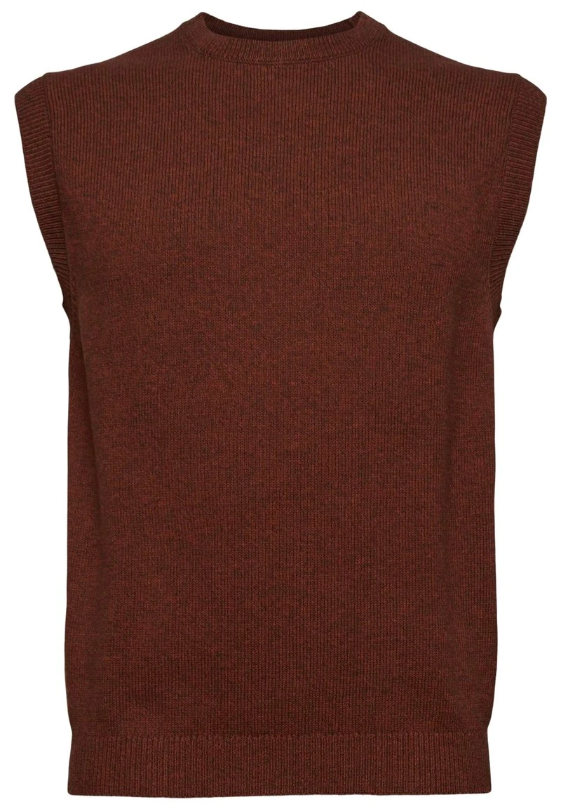 Esprit Herren Strickpullover - Rust Brown 6 Esprit Herren Strickpullover - Rust Brown – Bild 4