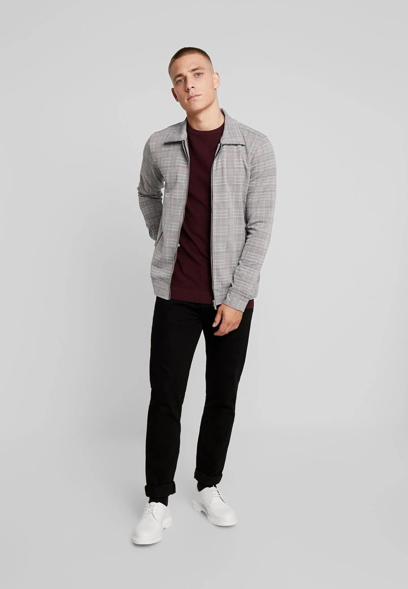 Esprit Herren HONEYCOMB - Strickpullover - Bordeaux Red 4 Esprit Herren HONEYCOMB - Strickpullover - Bordeaux Red – Bild 2