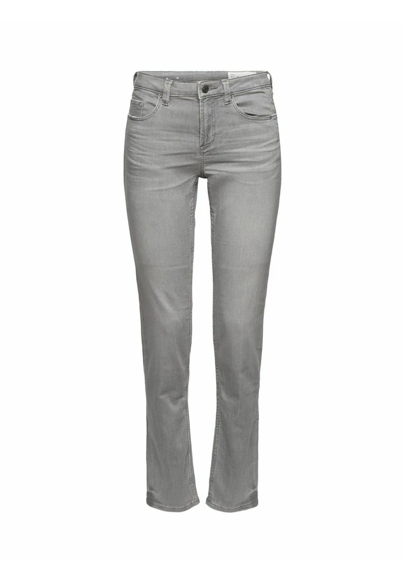 Esprit Damen Jeans Straight Leg - Grey Medium Washed 7 Esprit Damen Jeans Straight Leg - Grey Medium Washed – Bild 5