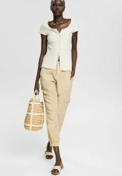 Esprit Damen Cargohose - Sand -Esprit Verkäufe 2024 39e1def9c82544a29a2bceb03440d72e