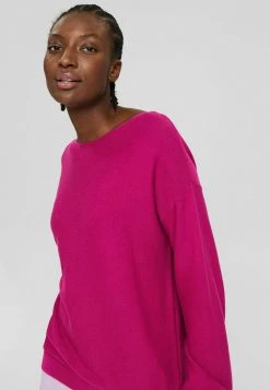 Esprit Damen COO*SWEATER - Strickpullover - Dark Pink -Esprit Verkäufe 2024 3cc3313e5413462d822f7ef1adc597e3
