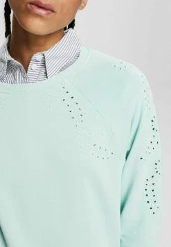 Esprit Damen MIT STICKEREI - Sweatshirt - Dusty Green -Esprit Verkäufe 2024 3cd0d0321a2e41e2b2467eb4e48c53fe