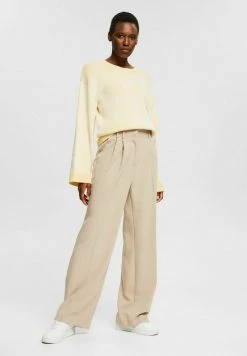 Esprit Damen LOOSE - Strickpullover - Dusty Yellow -Esprit Verkäufe 2024 3d1b9ec70ed5465abc078898af770353