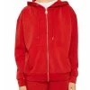 Esprit Damen LONG SLEEVE - Sweatjacke - Orange Red