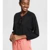 Esprit Damen Bluse - Black -Esprit Verkäufe 2024 3db0975968ca497cba94561b2aa78970