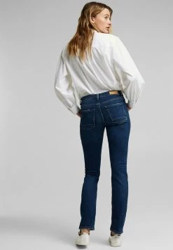 Esprit Damen MEDIUM - Jeans Straight Leg - Dark Blue -Esprit Verkäufe 2024 3db8adca1b474641ad5447d53e731470