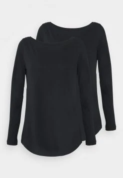 Esprit Damen CREW NECK 2 PACK - T-Shirt Basic - Black