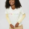 Esprit Damen T-Shirt Print - Off White
