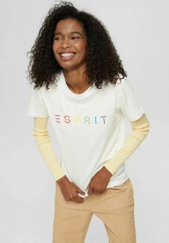 Esprit Damen T-Shirt Print - Off White
