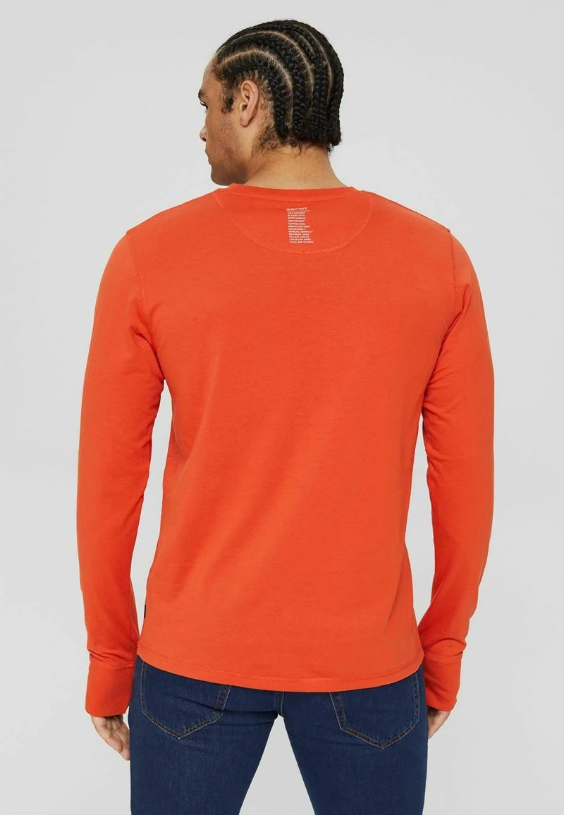 Esprit Herren SLIM FIT - Langarmshirt - Orange 5 Esprit Herren SLIM FIT - Langarmshirt - Orange – Bild 3