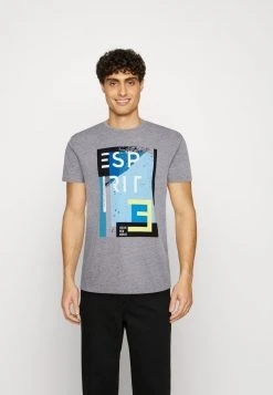 Esprit Herren T-Shirt Print - Medium Grey