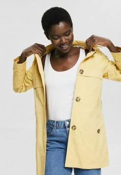 Esprit Damen KURZER - Trenchcoat - Dusty Yellow -Esprit Verkäufe 2024 3ffc9edc480e423a9d1b0b68de37d6cb
