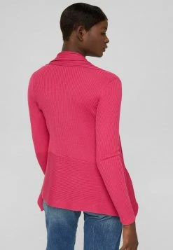 Esprit Damen NOOS RIB CARDI - Strickjacke - Pink Fuchsia -Esprit Verkäufe 2024 40a02a1124554f27911972c72fafcc71
