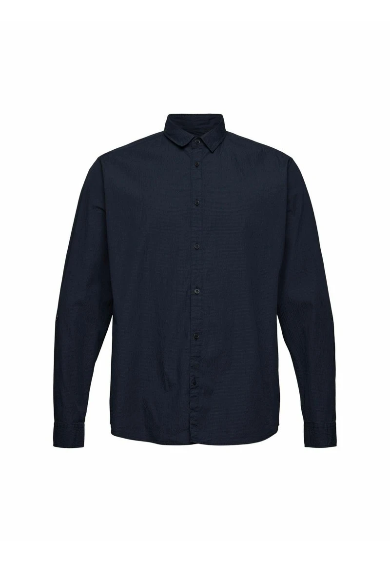 Esprit Herren AUS SEERSUCKER - Hemd - Navy 10 Esprit Herren AUS SEERSUCKER - Hemd - Navy – Bild 8
