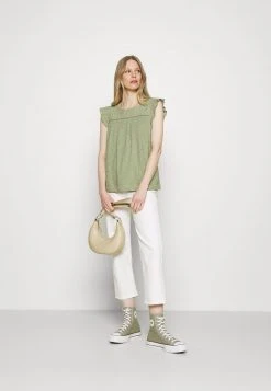 Esprit Damen T-Shirt Basic - Light Khaki -Esprit Verkäufe 2024 4114cb5dbe6a4e5e83a22f002b8e4a1f