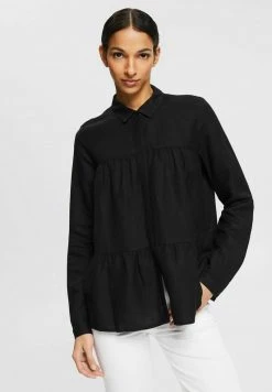 Esprit Damen VOLANTS - Hemdbluse - Black