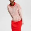 Esprit Damen LOOSE - Strickpullover - Coral
