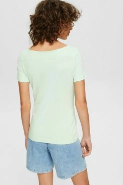 Esprit T-Shirt Basic - Pastel Green | Damen -Esprit Verkäufe 2024 422fbd4d14034fd4b05f974ab4b692e0
