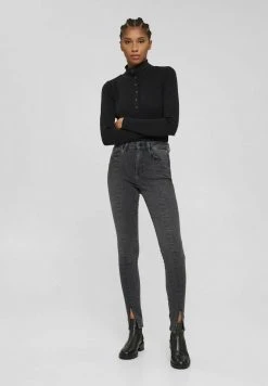 Esprit Damen Jeans Slim Fit - Black Dark Washed