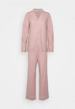 Esprit BEAUTIFUL BASICS LONGSLEEVE LONG PANTS - Pyjama - Old Pink | Damen