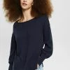 Esprit Damen MIT SCHLITZEN - Strickpullover - Navy -Esprit Verkäufe 2024 43e784c2717543a1b4a2d72f6910ce68