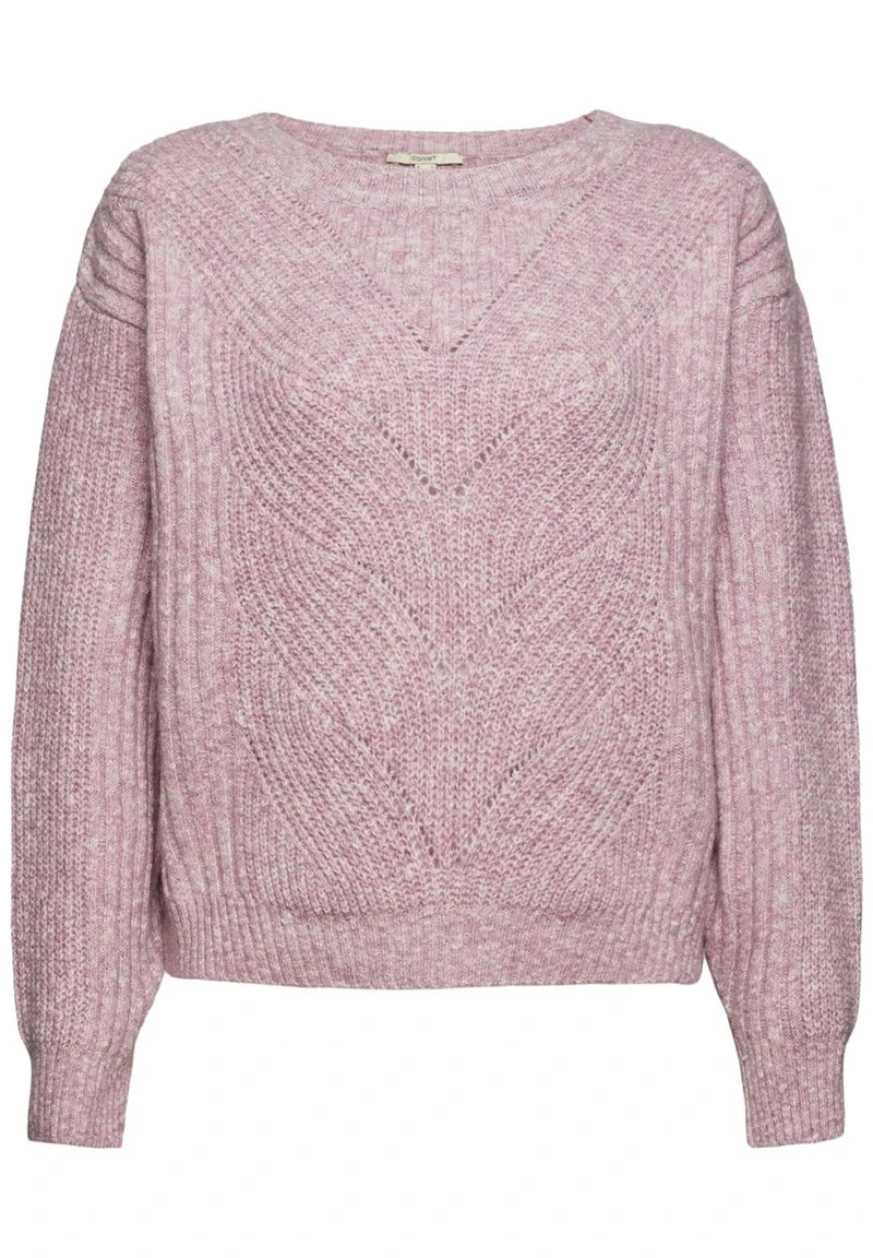 Esprit Damen SLUB - Strickpullover - New Mauve 9 Esprit Damen SLUB - Strickpullover - New Mauve – Bild 7