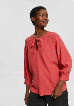 Esprit MIT BINDEBÄNDERN - Bluse - Red | Damen